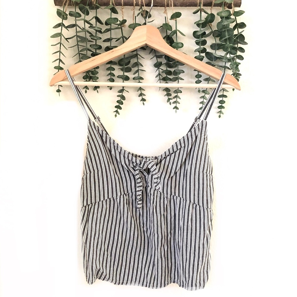 Hollister | Striped Crop Tank Top - Picture 1 of 4